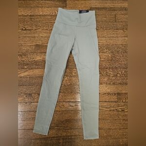 Reebok Lux High Rise Tight XS Harmony Green High Compression Athleisure Workout